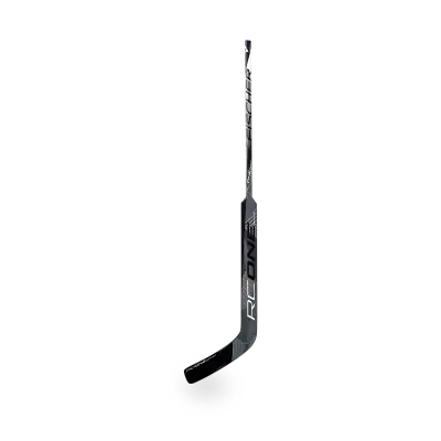 Fischer RC ONE GPRO 2 goalie stick showing UD Carbon Fibre shaft, Glass Fibre paddle, and Smart Grip raised-texture surface