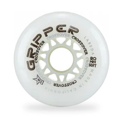 Labeda Gripper 76a inline hockey wheels showing urethane tread and nylon hub, available at T3 Sports India